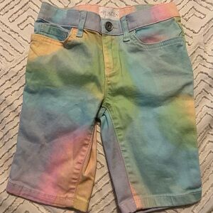 Place Kids Tie-Dye Pastel Shorts - Blue, Pink, Yellow, Green